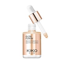KIKO MILANO - 글로우 퓨전 하이라이팅 드롭 02 메탈릭 마감의 리퀴드 페이스 하이라이터 805858, Gold Mine