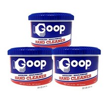 (미국직배송) GOOP HAND CLEANER 14 OZ 자동차 탈지제 및 기름 세탁 얼룩 제거제 3팩