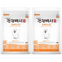 건강백서 포메라니안 4kg (2kgX2포)+쿠키펫3종선물
