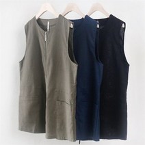 셀러허브 패션 빅사이즈사랑해요 0336RL008 포켓 집업 마 조끼 MN