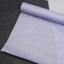 구름한지 닥운용지롤 54cm x 20m, 연보라