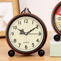엔틱 인테리어 탁상용 아날로그 알람 시계, 본상품