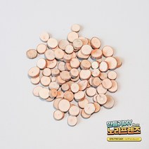 천연나무조각 미니 원형 1.2-2.5cm 500g 천연물 나무팬던트 우드 장식