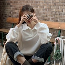 [제작] 론티오 카라 루즈핏 맨투맨 68809 빅사이즈 여성의류