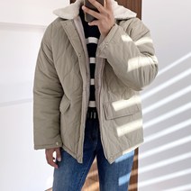간빠레 양털카라 퀄팅 패딩점퍼 자켓