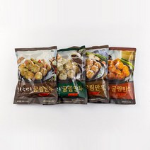 북촌손만두 굴림만두 500g 4종 세트 (고기 김치 청양고추 갈비양념), 4개