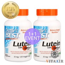 닥터스베스트 루테인 위드 옵티루트 함유 10 mg 120캡슐 X2, 1+1이벤트
