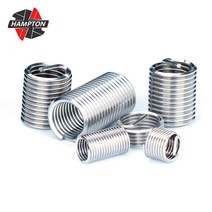 핸드 탭 다이 스틸 힌지 렌치 태핑 수공구 햄튼 고정 나사 인서트 세트 스테인레스 수리 도구 인서트 키트 나선형 와이어 나사 스레딩 도구, m5x0.8x1.5d 10개