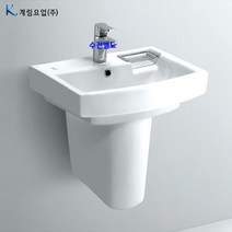 계림 반다리세면대L-206FD(A203ABS)자동폽업+트랩포함_copy, 벽배수용P트랩, 상세페이지 참조
