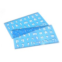 알파벳자 용품 모양자 재도 인치자