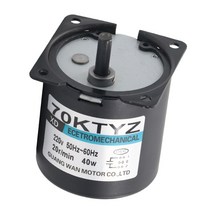 산업용부품 전기장비 기계모터 220V AC 40W 저속 기어드 모터 70KTYZ 영구 자석 동기 모터 조정 가능한 방, 04 10rpm with bracket