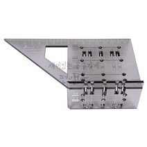 신와 SHINWA 연귀자 연기자 S-62115 목공각도자 45도 90도 투명 직각자