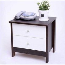 블루밍가구 협탁 B형, 2단협탁B 웬지백