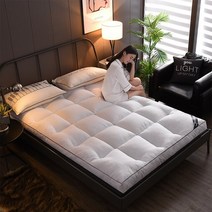 접이식토퍼 미끄럼 방지 두꺼운 매트리스 가정용 호텔 침구 패드 학생 접이식 다다미 바닥 슬리핑