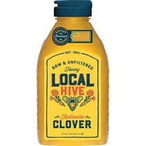 로칼하이브 정통 클로버 로 앤 언필터드 꿀 454g Local Hive Clover Raw Unfiltered Honey