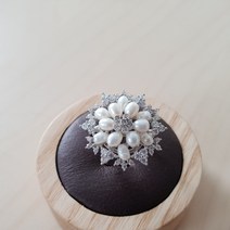 [담수꽃진주반지] 꽃 담수진주 반지 여성 패션