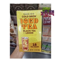 트레이더조 콜드브루 아이스티 레몬 18티백입x6팩