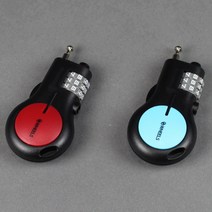 오투휠스 A045 다용도 휴대용 자전거 자물쇠, 레드