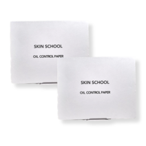 스킨스쿨 천연마 기름종이, 100매 × 2개