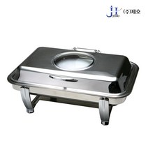 출장 뷔페 차빙디시 JH-002 알콜용22호 (은장)