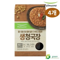 풀무원 생청국장 190g 3~4인분, 4개