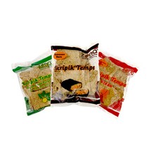 인도네시아 조나 끄리삑뗌빼 3종택(오리지날 다운저룩뿌룻 쁘다스) 230g 콩과자, 쁘다스