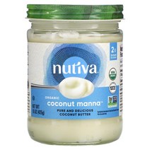 NUTIVA 유기농 코코넛 만나 퓌레드 코코넛 425G(15OZ)
