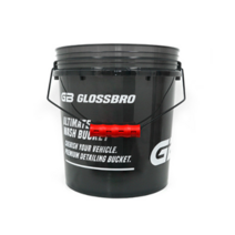 글로스브로 슈프림 버킷16L 블랙 + 레드 그립 (엔공구)