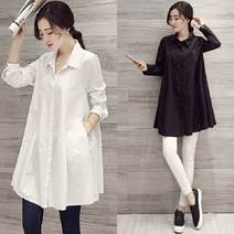 A라인 롱남방 체형커버 SD6289