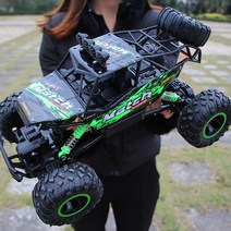 Starwayer RC카 4WD 1:12 몬스터 트럭 2.4G 원격 제어 자동차 오프로드 제어 트럭 선물, 녹색
