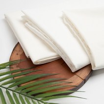 태백섬유 면 무명 천 원단 20수 17수 10수 아이보리 3종, 17수 아이보리