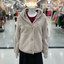 숲 리버시블 양면 무스탕 후드 점퍼 스웨이드 퍼 자켓 OYBMUT3