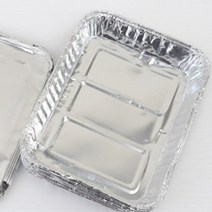 일회용 소풍 캠핑 알루미늄 은박 도시락 용기 10p