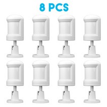 Tuya Zigbee 모션 센서 미니 PIR 인체 적외선 감지기 스마트 라이프 App 홈 오토메이션 보안 경보 시스템, [08] 8 PCS