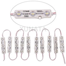 dc12v 삼성 칩 led 모듈 빛 3leds 1.2w 슈퍼 밝은 광고 디자인 led 모듈 램프 ip68 5630 led 기호 백라이트, 30pcs 블루