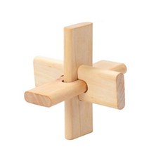클래식 IQ 3D 나무 연동 버 퍼즐 듣기 잠금 하노이 타워 마인드 두뇌 티저 위한, KM26