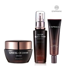 엔프라니 블랙캐비어 에센스+크림+아이크림 3종