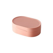 비누받침 비누 거치대 케이스 물빠짐 트레이 비누각 비누받침대 욕실 비누통 목욕탕 헬스장 비누보관 원형 보관 상자, B04 사이즈 L, 보여진 바와 같이, 협동사