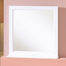 아이플로어 심플스 좌경(소)/벽거울/화장대거울, 색상:화이트