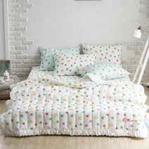 SPR_국산 퀸 시어서커 짱구 여름 이불 누비 차렵 시어커서 슈퍼싱글 아사면 세트_spr