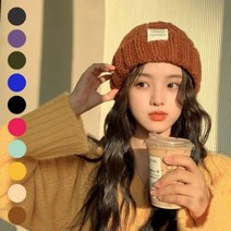 여성 꽈배기비니 패션 컬러비니 두꺼운비니 여자비니 캐주얼비니 숏비니 스트릿비니 비니 비니모자 두꺼운