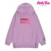 [애플핑크] 원더 박스 롱 후드티 (APK8O522GSV)