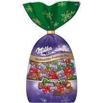 Milka 밀카 초콜릿 크리스마스 프랄린 믹스 3가지맛 초콜릿 180g