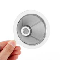 [비투비월드] 드립커피 초미세 스텐 필터 드리퍼 커피거름망