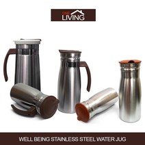 스텐 물병 5TYPE 800ml 1000ml 1200ml 손잡이 개폐식 물통 저그 0.8L 1L 1.2L, 개폐식스텐물병1.2L