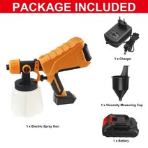 1000w 1000ml 무선 전기 스프레이 건 3 노즐 흐름 제어 에어 브러시 makita 18v 배터리 용 고출력 페인트 분무기, 협력사, 1PCS 배터리