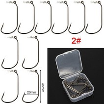 떡밥 투척기 파이크 소프트 Baits 민물 보트 낚시에 대 한 봄 핀 후크와 10pcs, 02 as pic