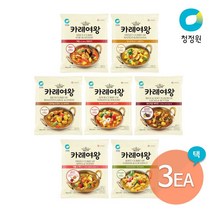 청정원 카레여왕 분말 108g 7종 3개 골라담기, 카레여왕 토마토 108g x 3 개, 카레여왕 토마토 108g x 3 개