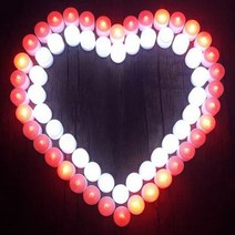 led 촛불 티라이트 k-1 프로포즈용품 기념일, led촛불- 레드