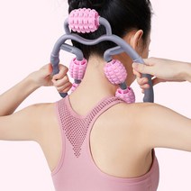 종아리마사지/마사지/5롤러 종아리마사지기/허벅지마사지/마사지기/안마기/목마사지/다리마사지, 블루